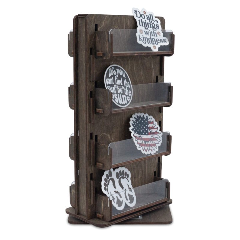 Sticker Display with 8 Shelves - KMR Displays